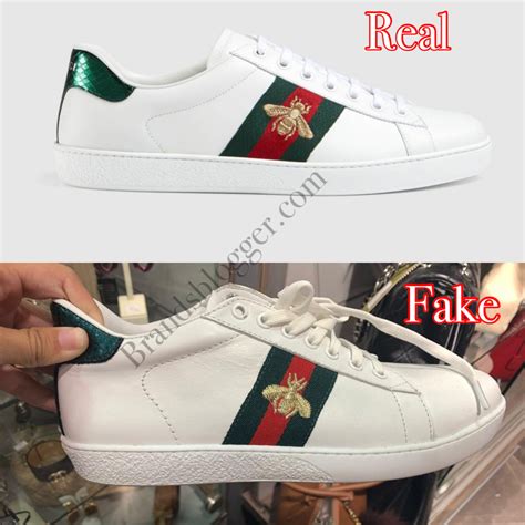 mens white sneakers gucci fake|gucci ace sneakers snakes.